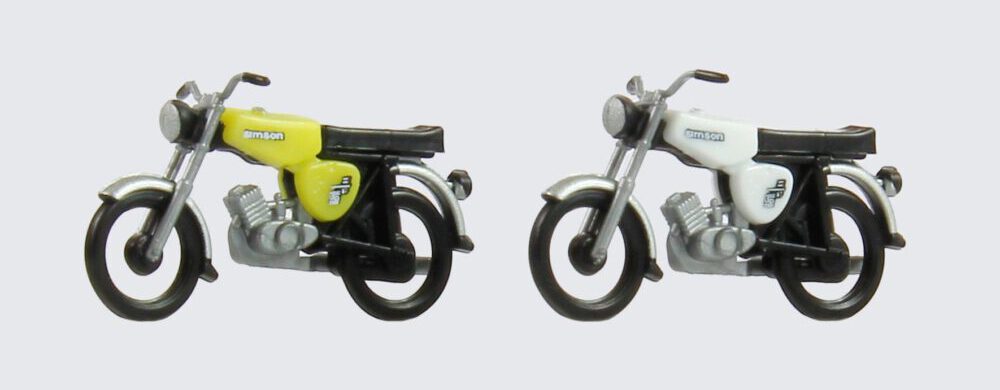 Moped Simson S51 Standmodell im Maßstab 1:120