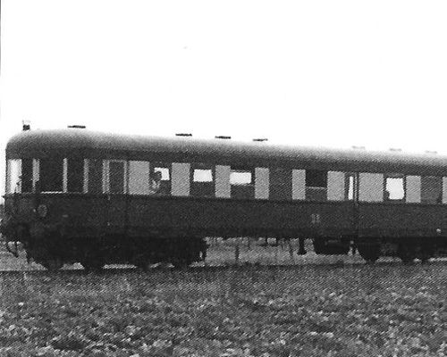 Beiwagen Bauart "Stettin", Epoche III DR, Foto: Wolfgang List 1971