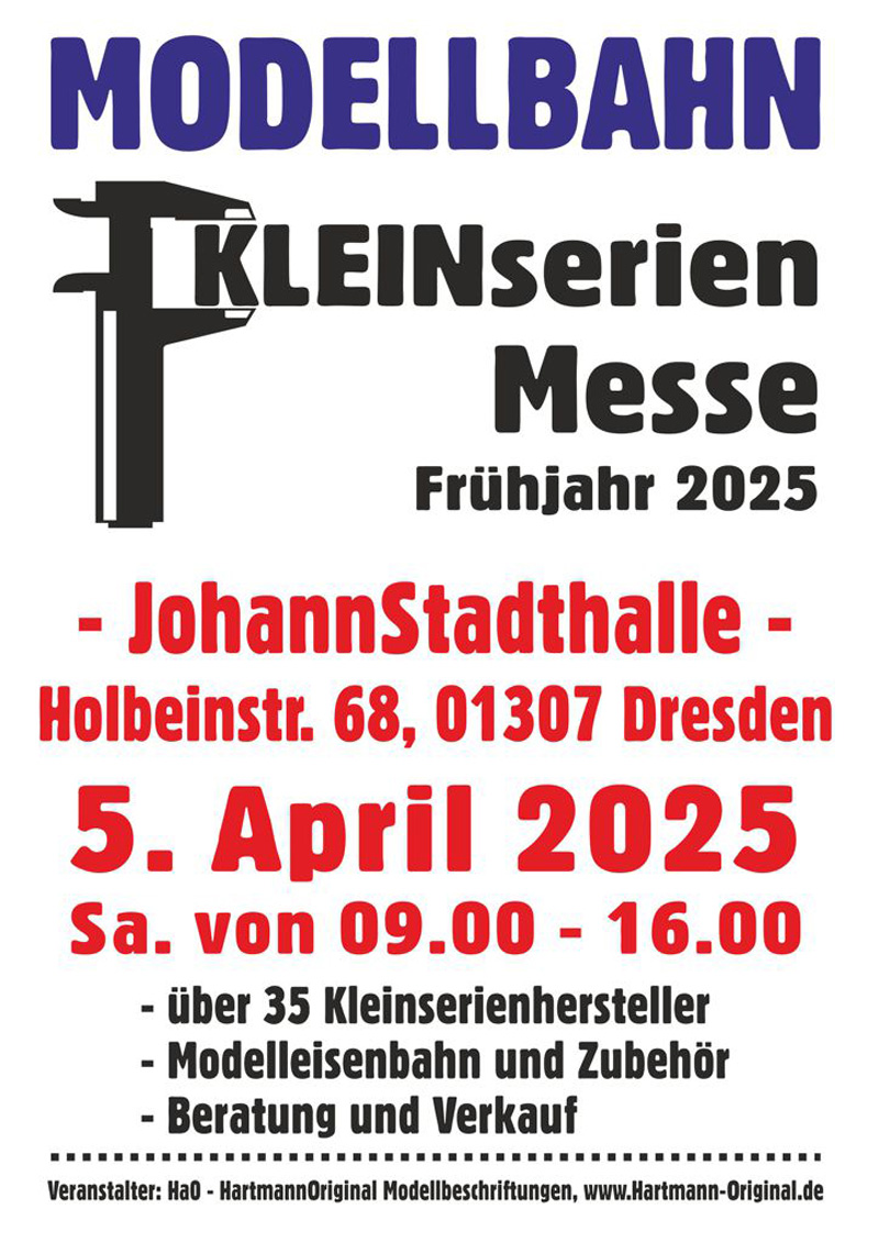 Flyer Kleinserienmesse Frühling 2025