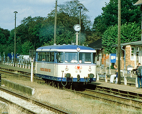 Triebwagen T11 der Prignitzer Eisenbahn GmbH, Foto: Detlef Radke 1999